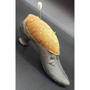 Victorian Metal Shoe Pin Cushion
